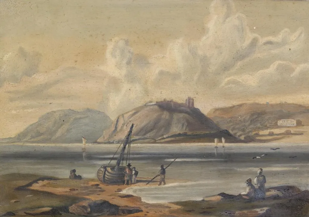 Llanstephan, by Unknown, oil, 1860