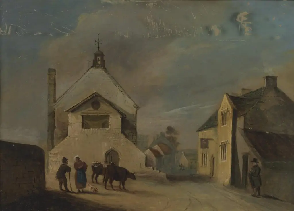 Llantwit market hall, by Unknown