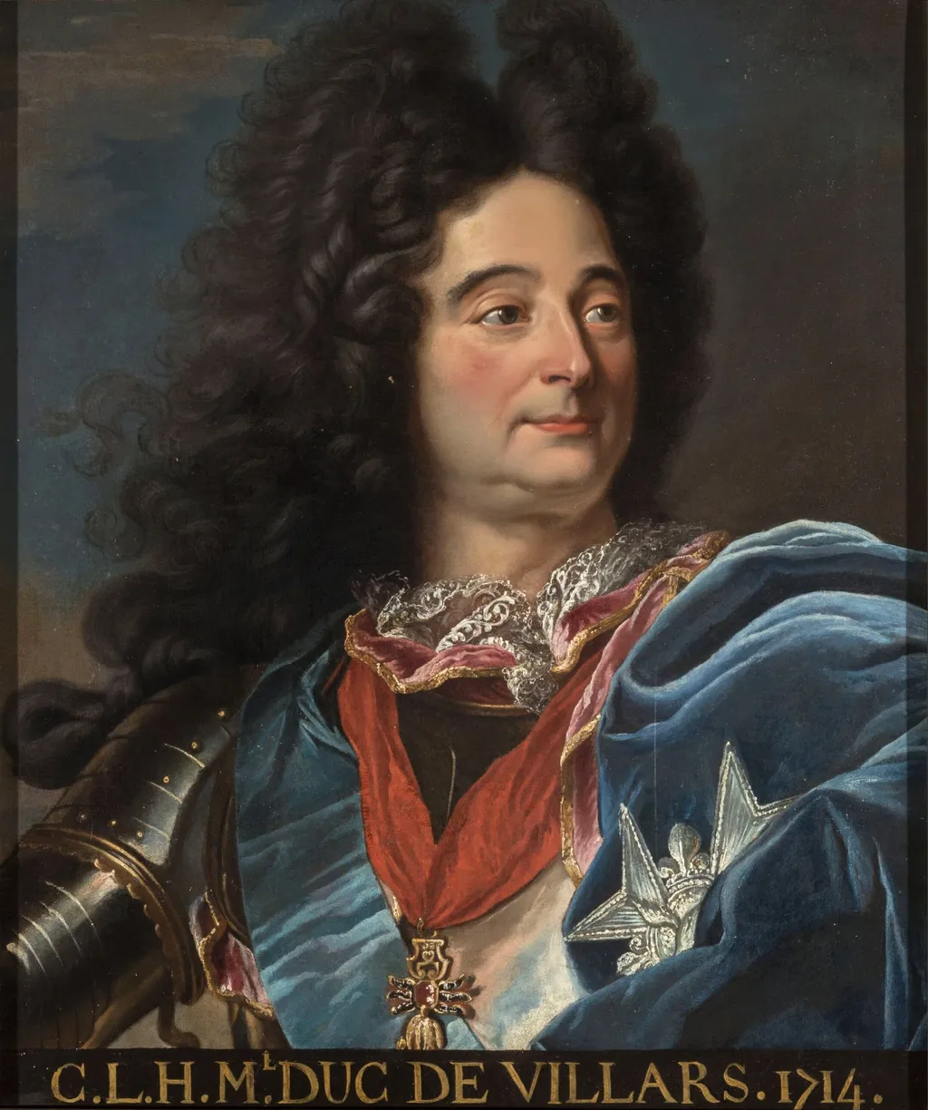 Louis-Claude-Hector, duc de Villars (1653-1734), maréchal de France, by Unknown, oil, 1754