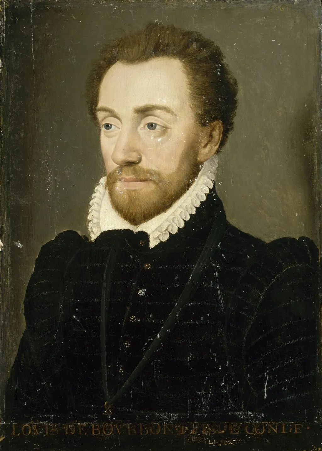 Louis Ier de Bourbon, prince de Condé (1530-1569), by Unknown, oil, 1550