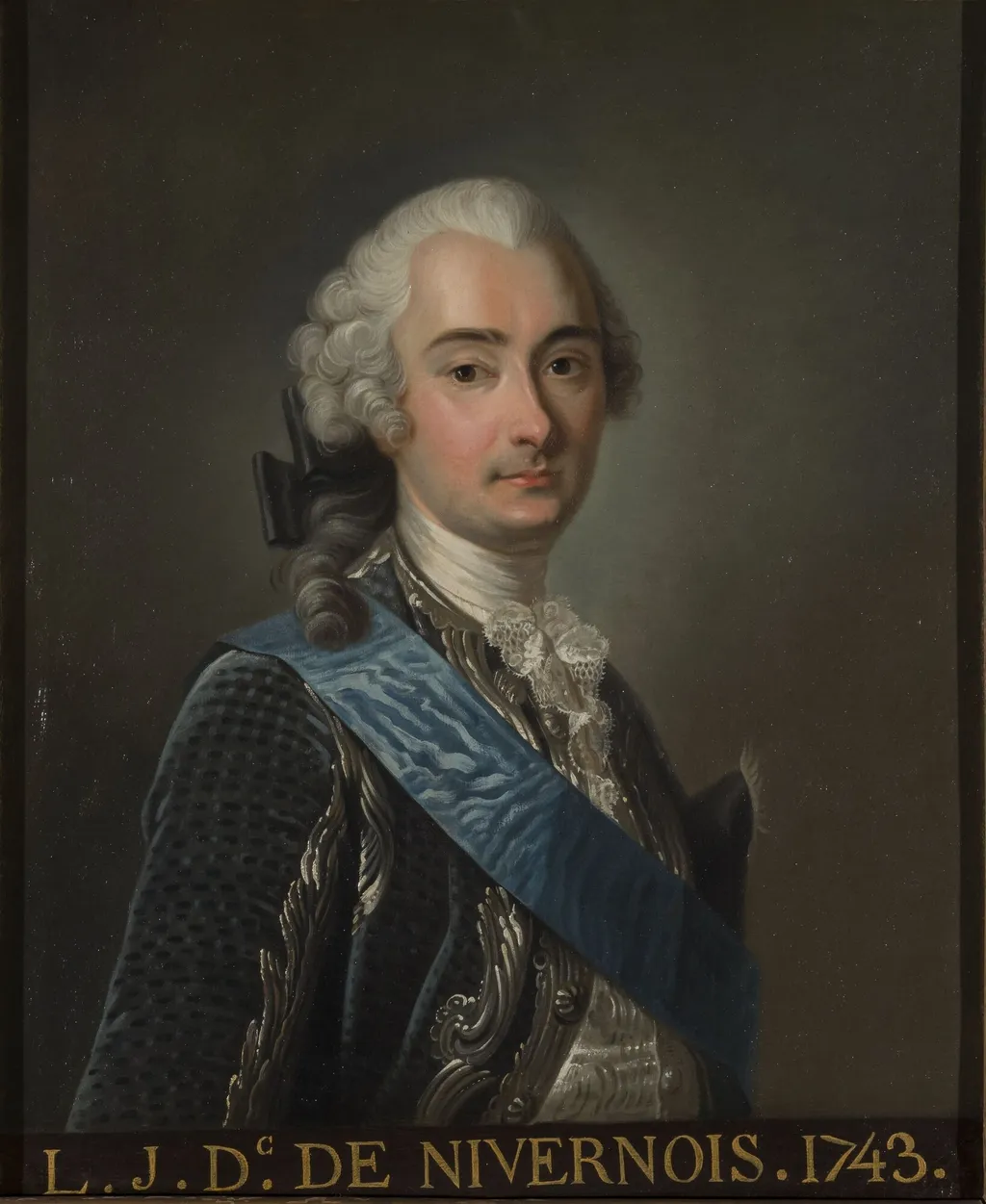Louis-Jules-Barbon Mancini-Mazarin, Duke of Nivernais (1716-1798), by Unknown, oil, 1771