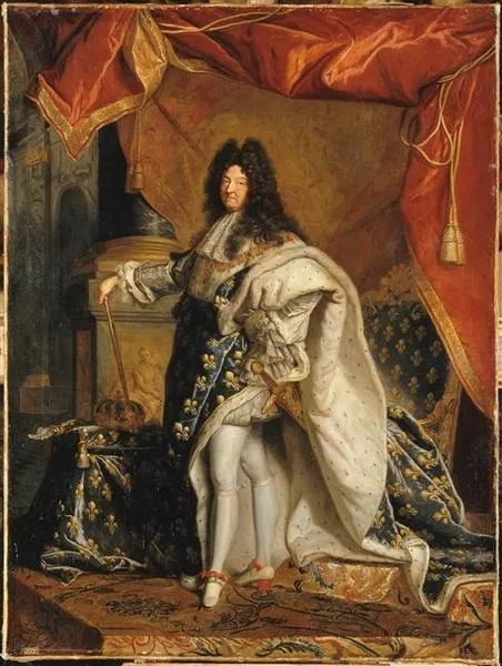 Louis XIV, King of France (1638-1715), by Unknown, oil, 1706