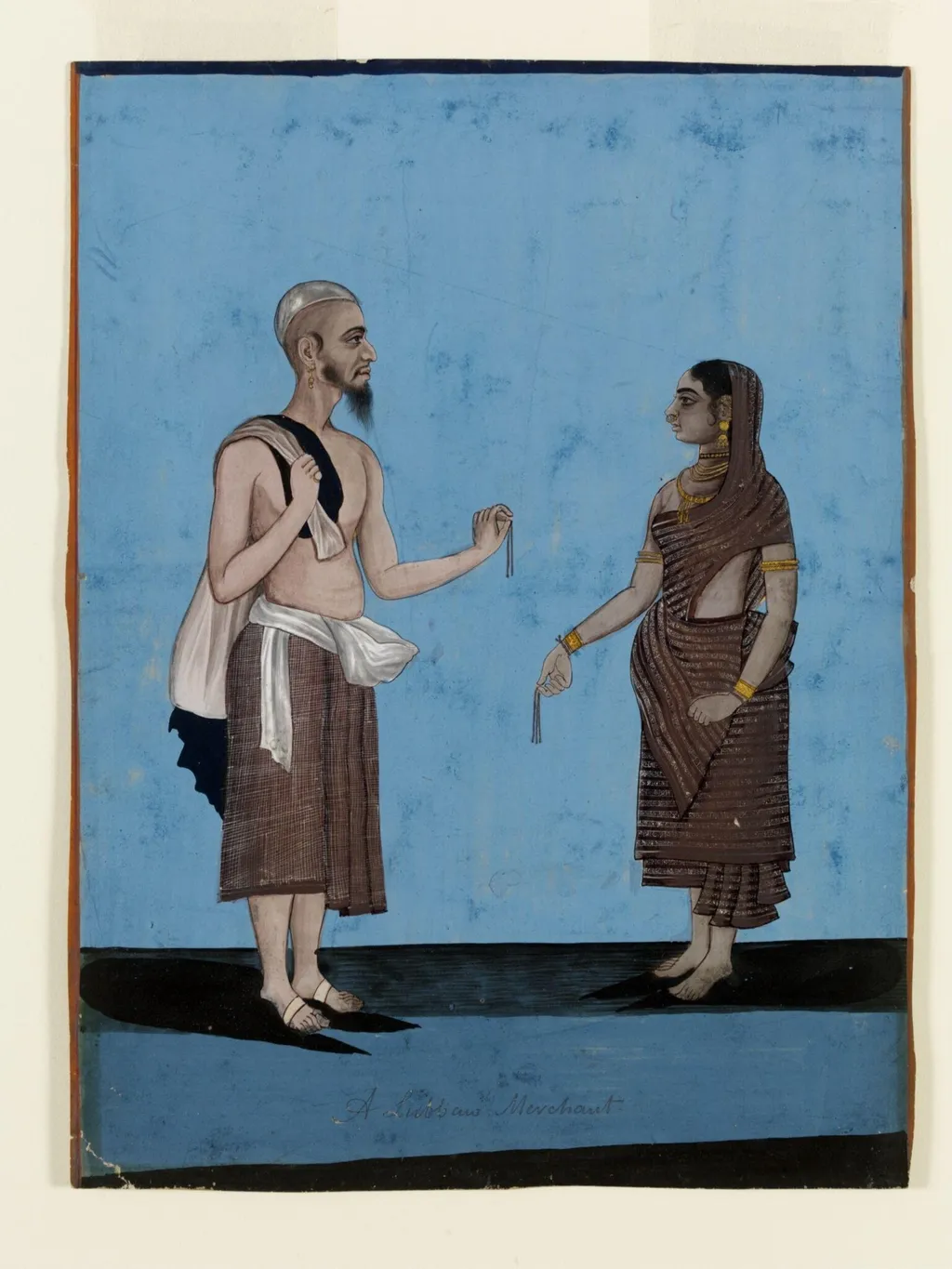 Lubbee pedlars, by Unknown, paint, 1780