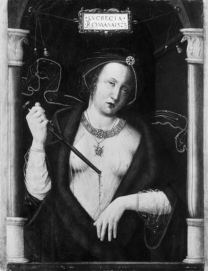 Lucretia, by Unknown, unspecified, 1523