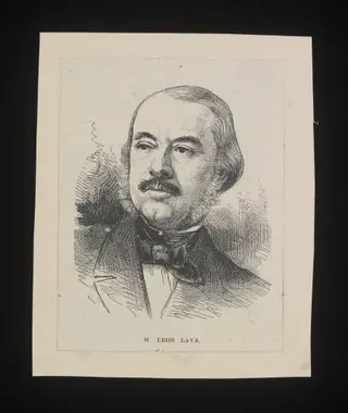 M. Leon Laya, by Unknown, 1850
