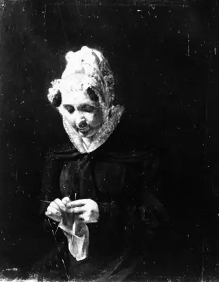 Madame Bellay, mère du peintre., by Unknown, 1850