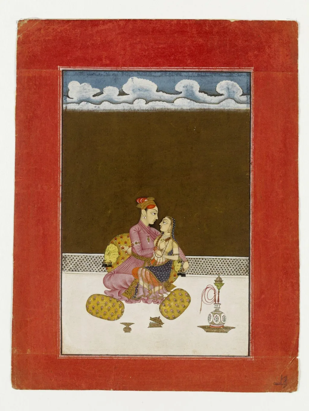 Madhmadhyavi Ragini, by Unknown, paint, 1750