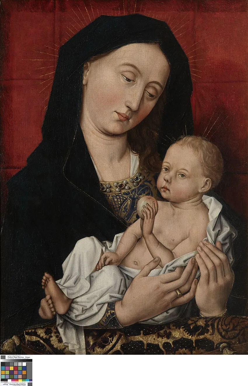Madonna, by Unknown, oil, 1491