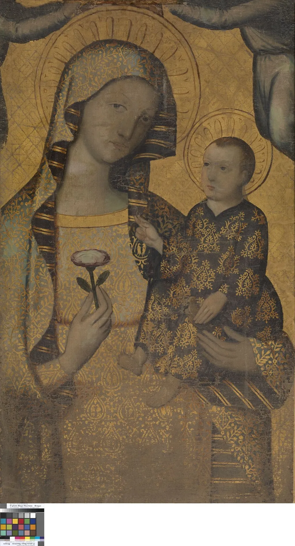 Madonna, by Unknown, oil, 1801