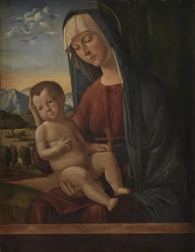 Madonna and Child, by Unknown