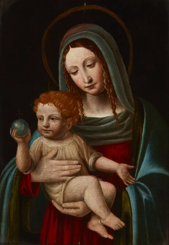 Madonna and Child, by Unknown