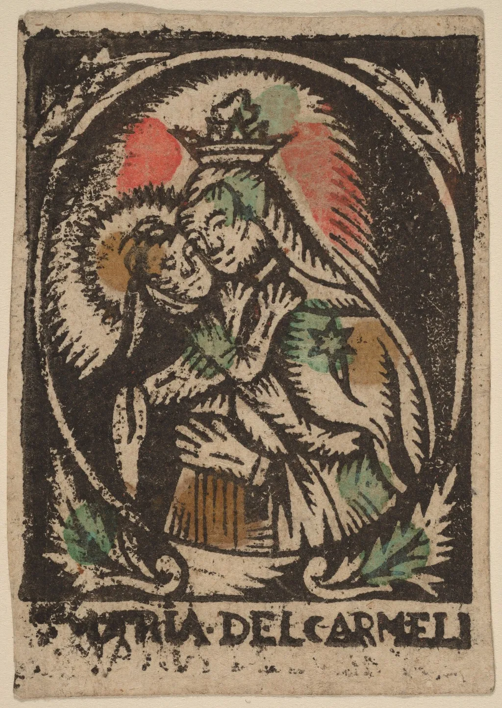 Madonna and Child, by Unknown, ink, 1488