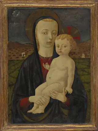 Madonna and Child, by Unknown, 1470