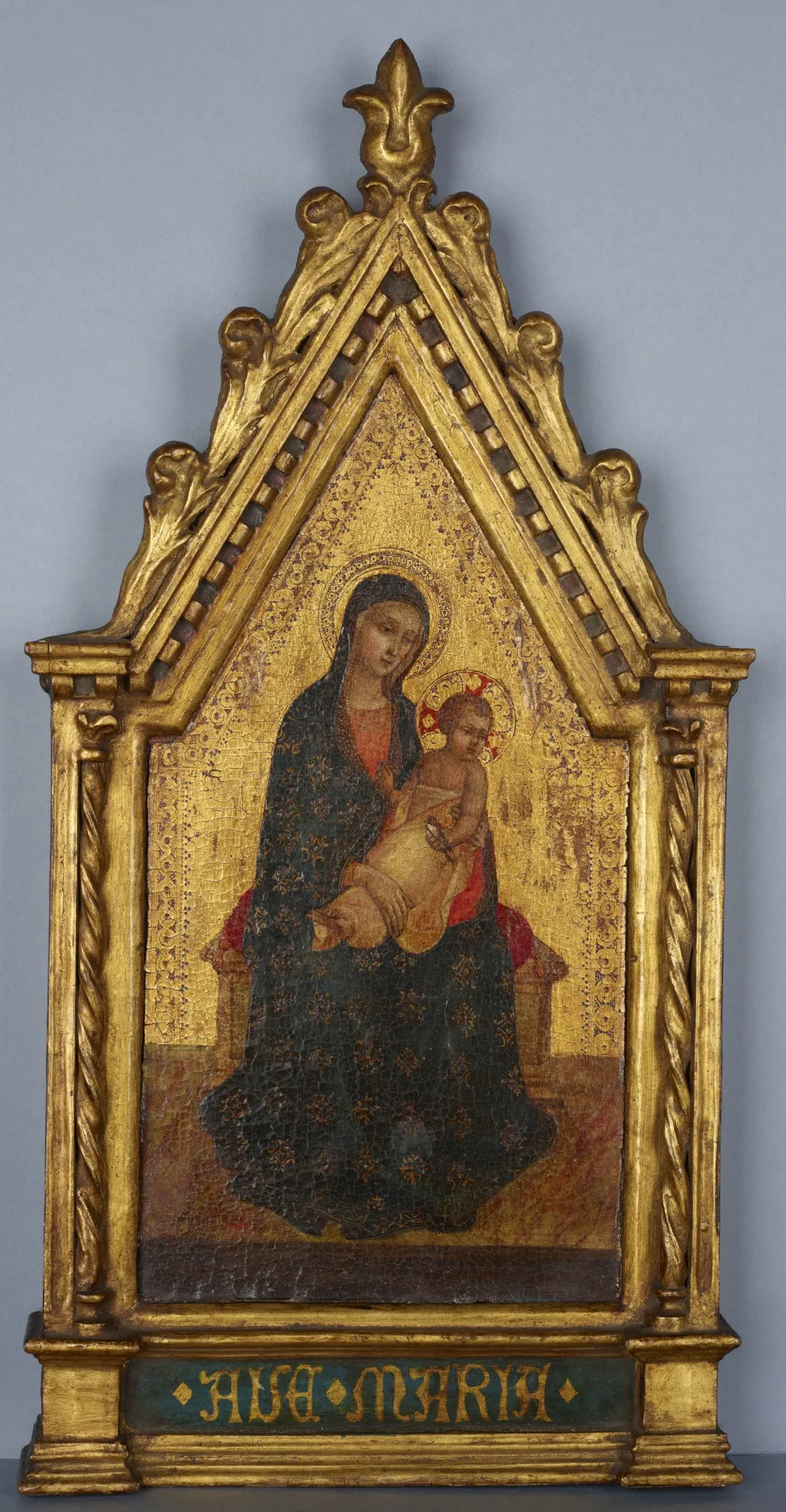Madonna and Child Enthroned, by Unknown, unspecified
