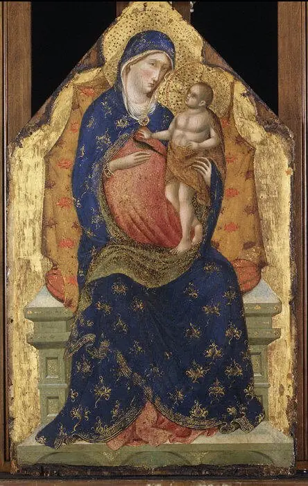 Madonna and Child Enthroned, by Unknown