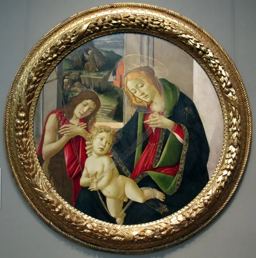 Madonna and Child with Saint John, by Unknown