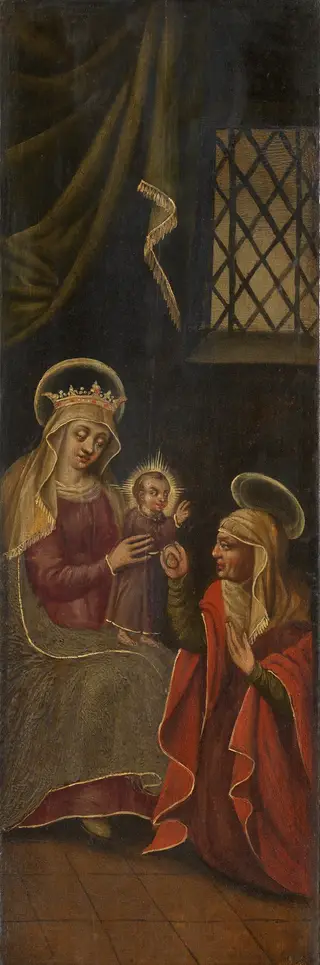 Madonna and Saint, by Unknown, 1650