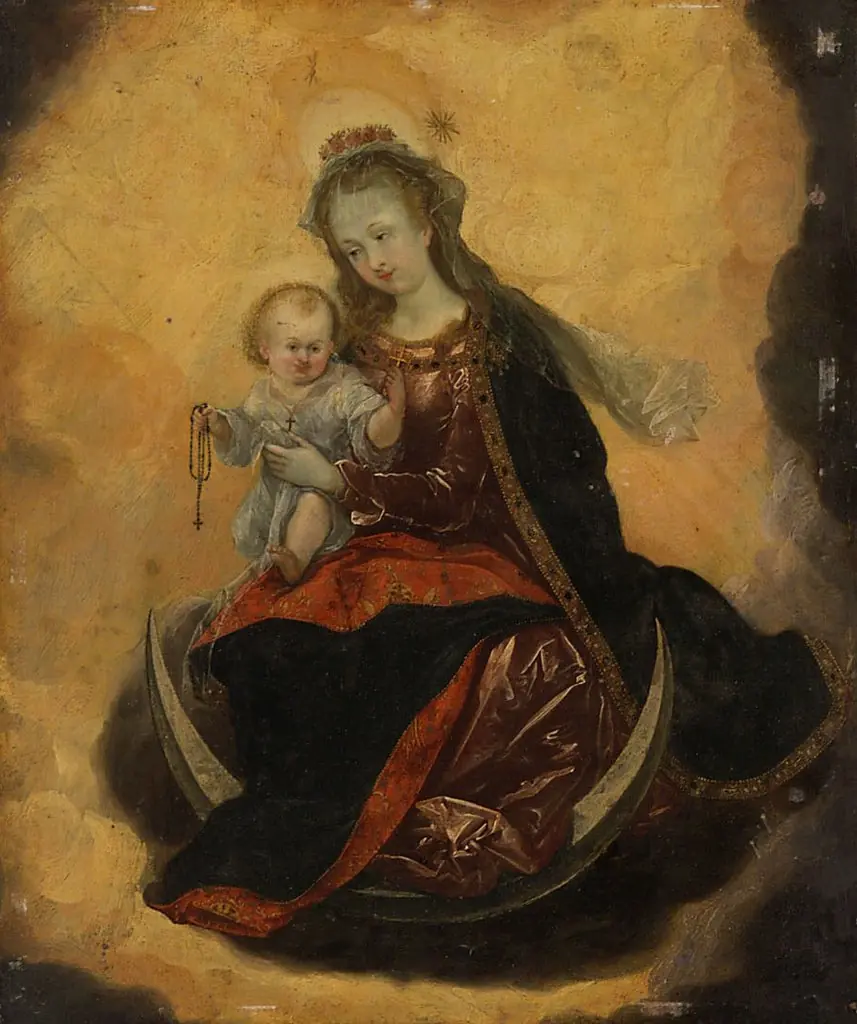 Madonna auf der Mondsichel, by Unknown
