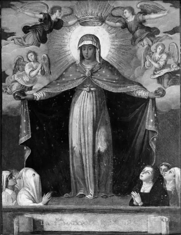 Madonna i en glorie af engle, by Unknown