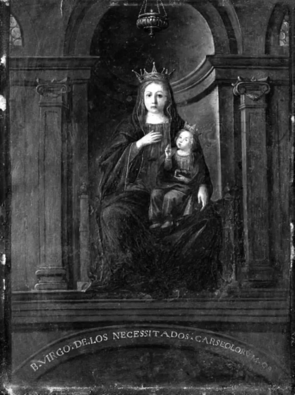 Madonna med Barnet, by Unknown, 1848