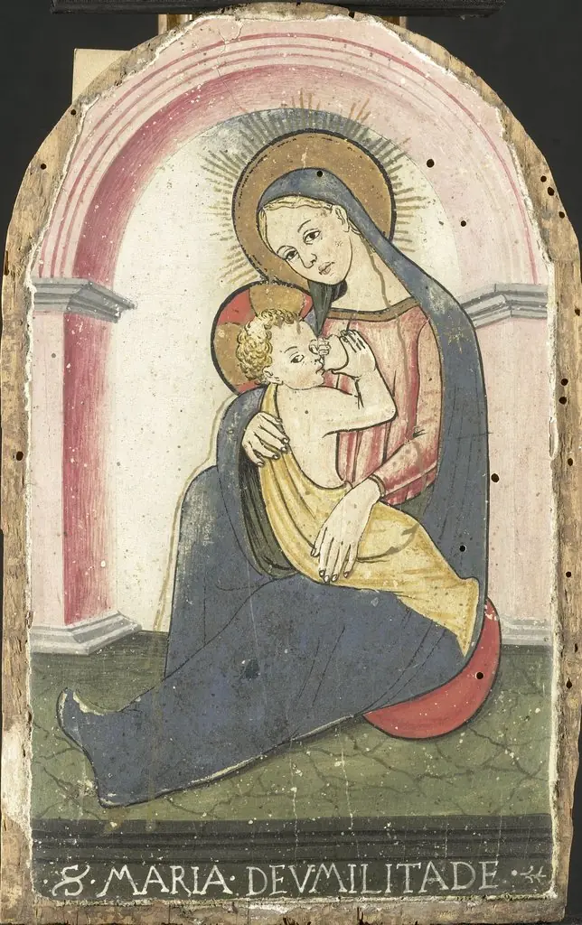 Madonna of Humility, by Unknown, 1920