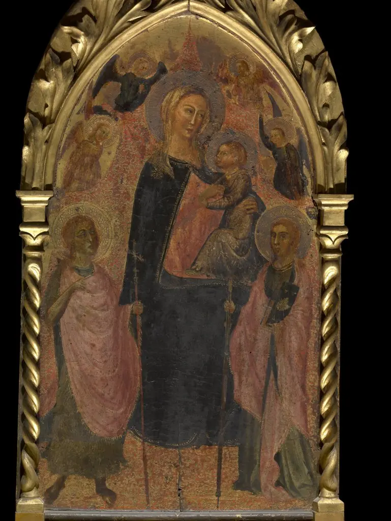 Madonna with Angels and Saints, by Unknown