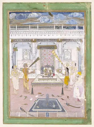 Maharaja Madho Singh, by Unknown, 1760