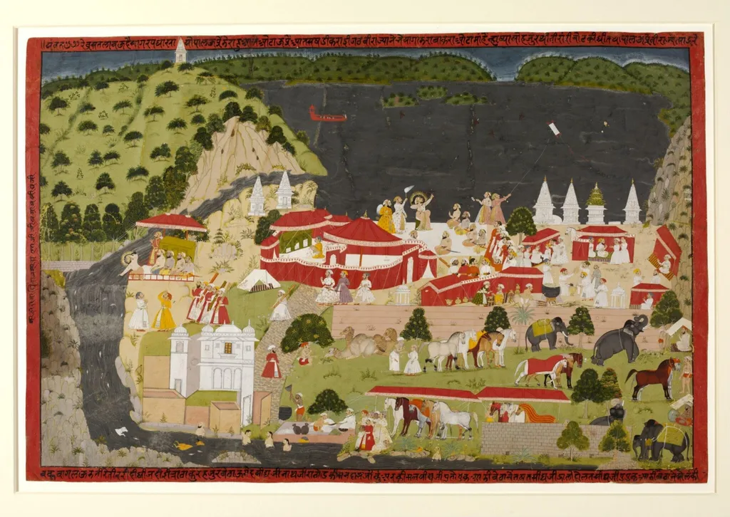Maharana Sangram Singh, by Unknown, paint, 1720