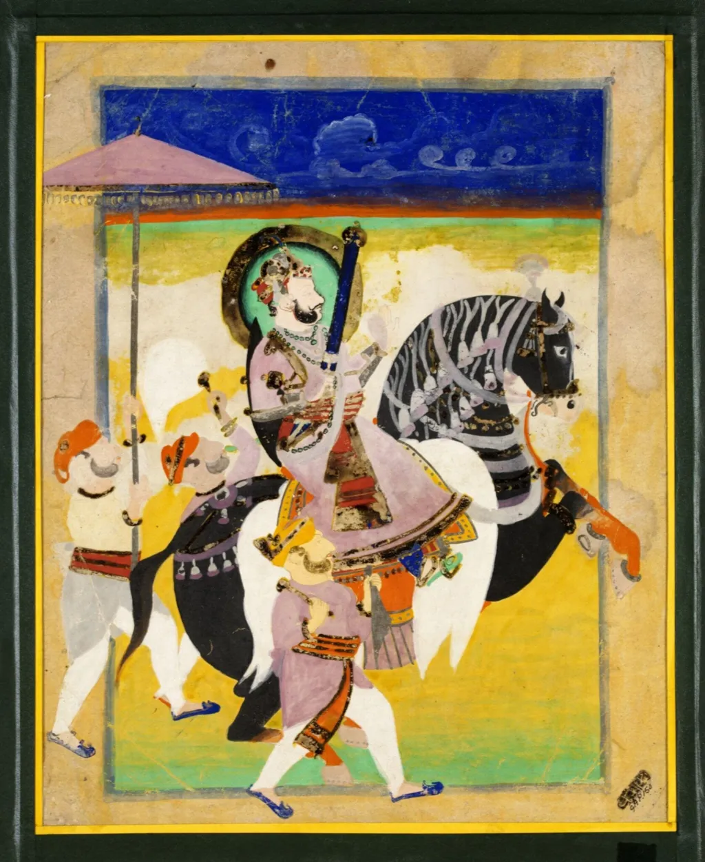 Maharao Ram Singh II, by Unknown, paint, 1840