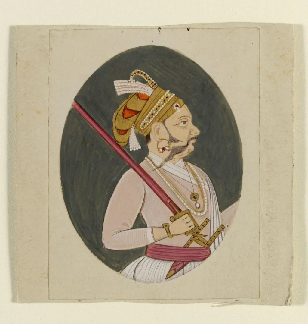 Maharawat Ram Singh, by Unknown, paint, 1850