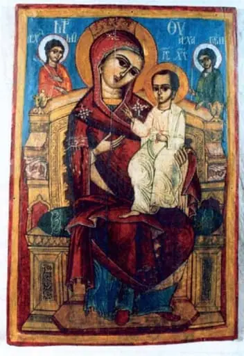 Maica cu Pruncul/Maica Împărăteasă-Doamnă, by Unknown