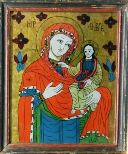 Maica Domnului cu Pruncul, by Unknown