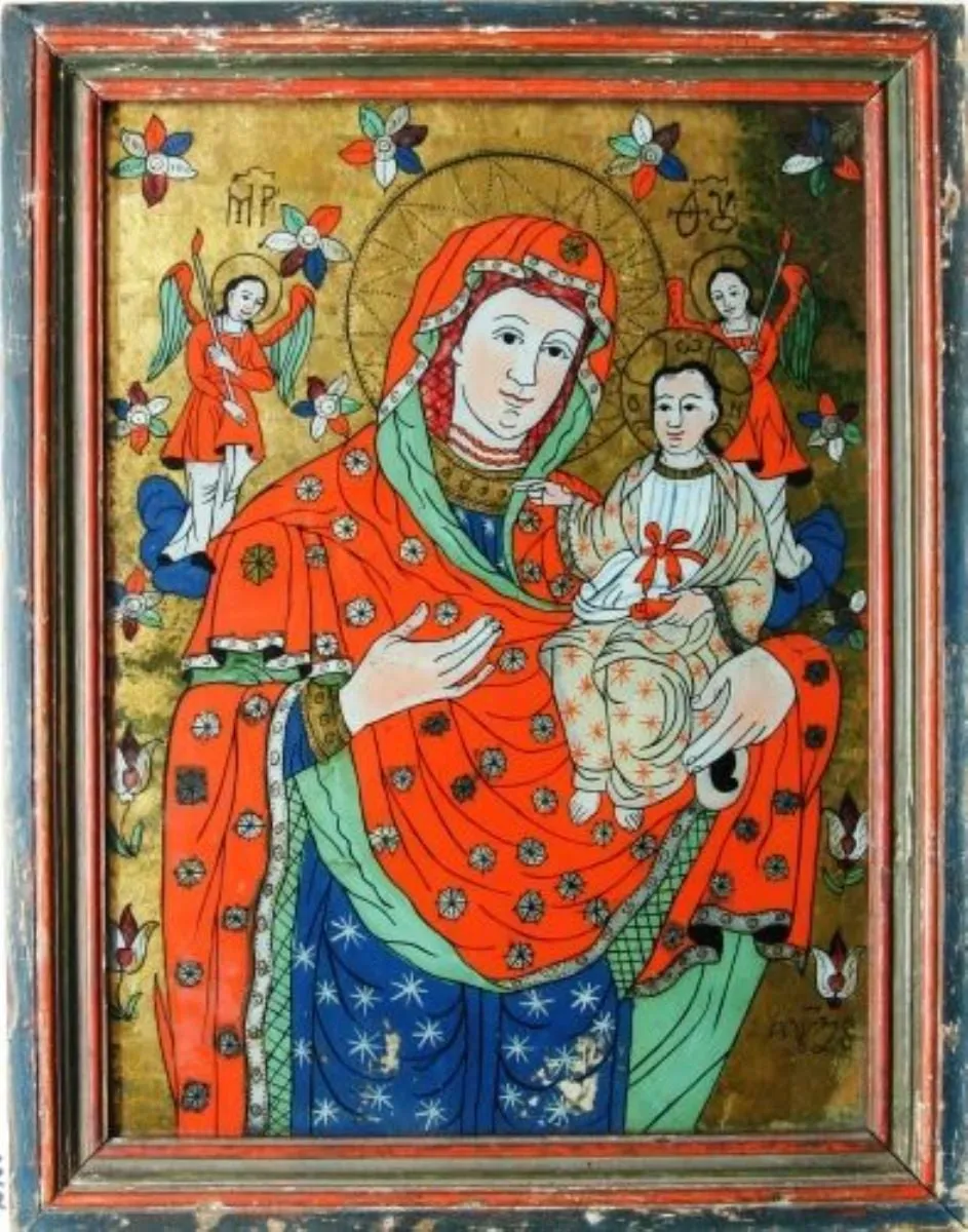 Maica Domnului cu Pruncul, by Unknown, 1766