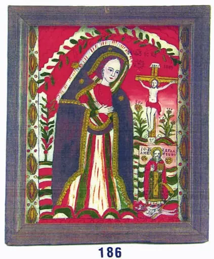 Maica Domnului îndurerată și sfântul mucenic Haralambie, by Unknown