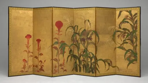 Maize and Cockscombs, by Unknown