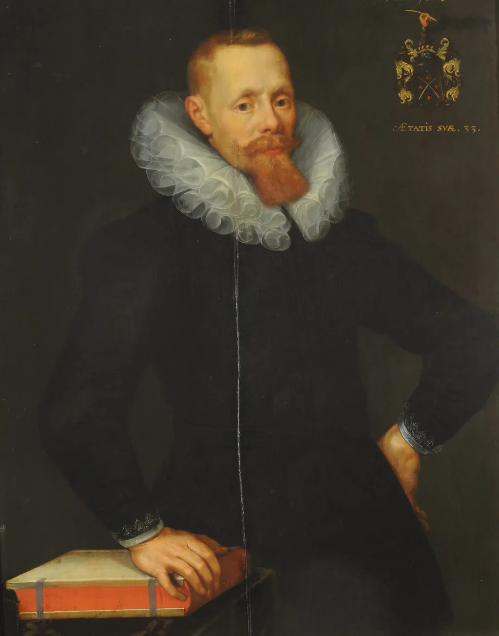 Male portrait, by Unknown, unspecified, 1625