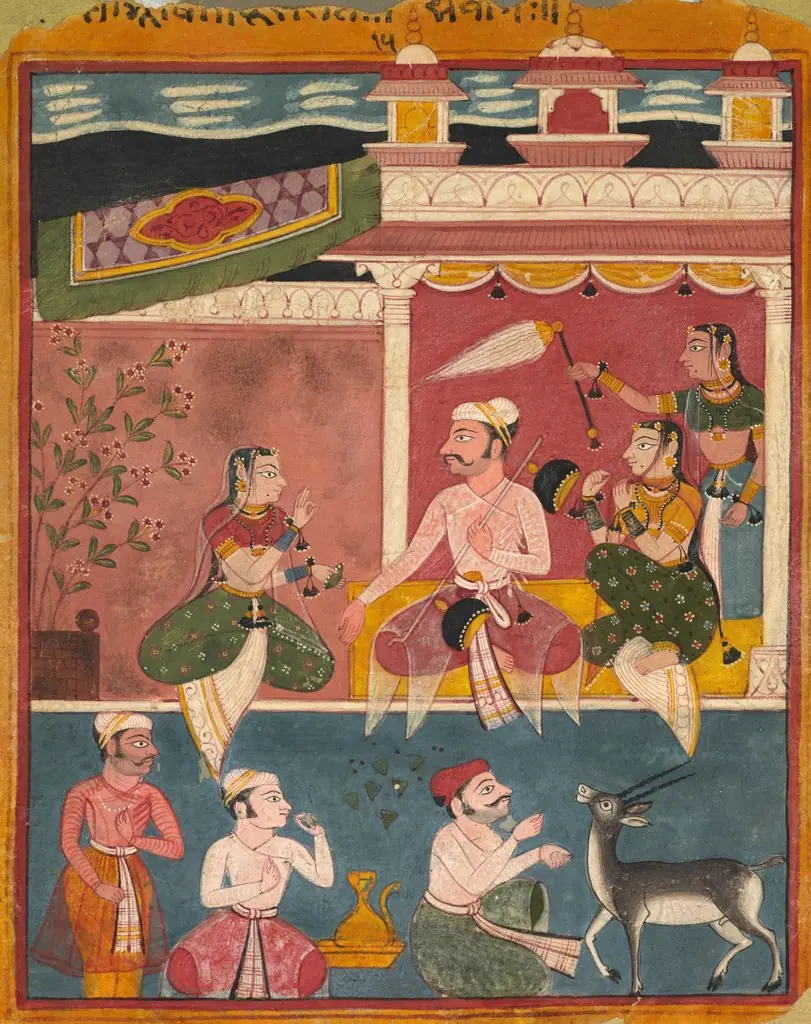 Malkaus Raga, from Ragamala, by Unknown