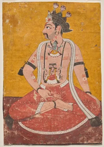 Man Dhata in Yogi Position, by Unknown