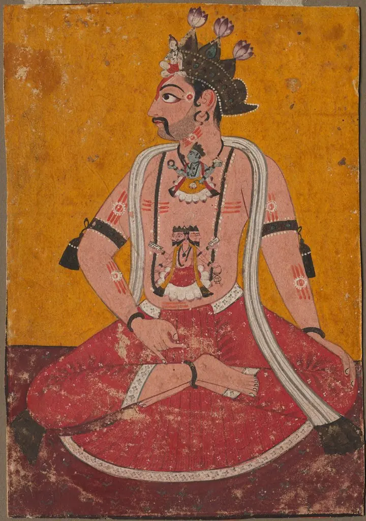Man Dhata in Yogi Position, by Unknown
