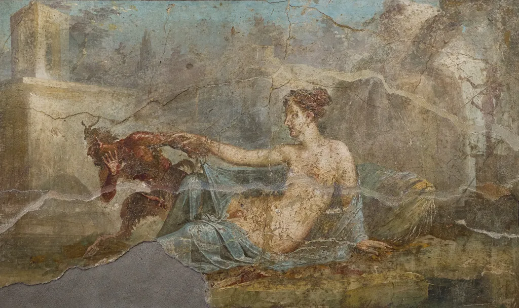 MAN Naples 27700, by Unknown, fresco, 1850