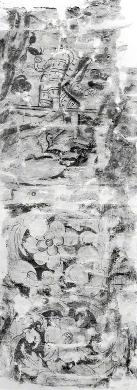 Man (possibly Actaeon) and a Hound Running (from Stodmarsh Court, Kent), by Unknown
