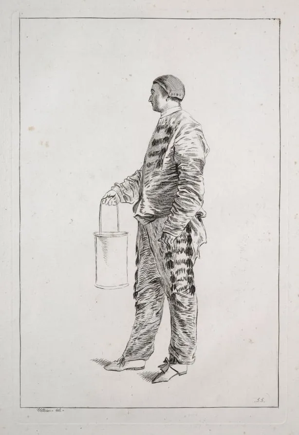 Man Standing, by Unknown, 1704