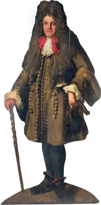 Man with a Cane (dummy board), by Unknown