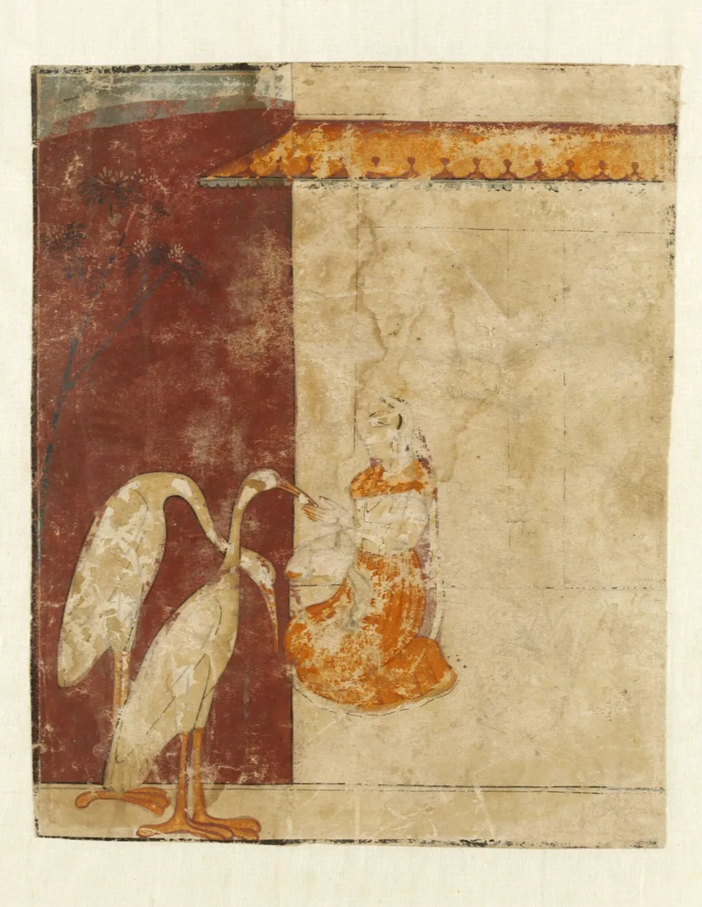 Manda Ragini, by Unknown, paint, 1700