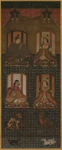 Mandala of the Four Deities of Mt. Kōya, by Unknown, 1504