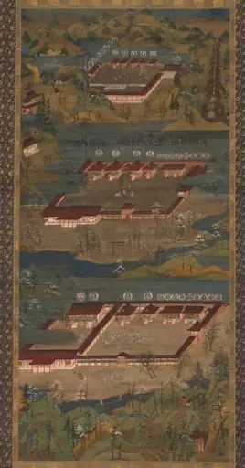 Mandala of the Three Shrines at Kumano, by Unknown