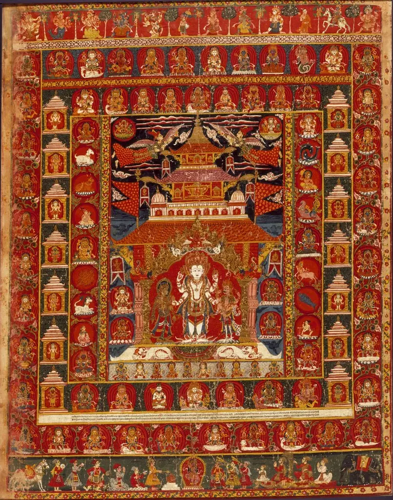 Mandala of Vishnu, by Unknown