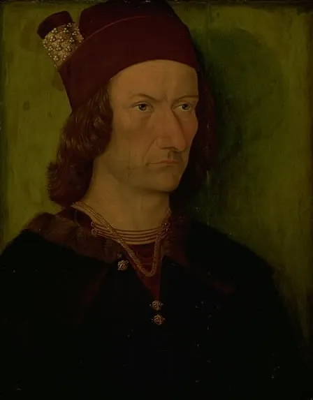 Mandsportræt, by Unknown, oil, 1472