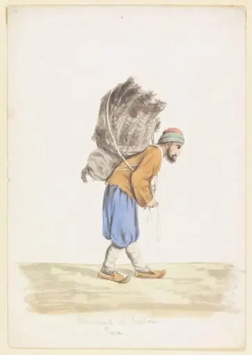 Marchand de Charbon Turc, by Unknown