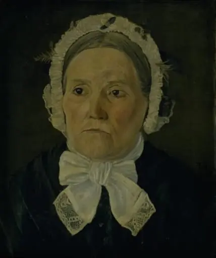 Maren Kirstine Poulsen, f. Johansdatter, kunstnerens moder, by Unknown